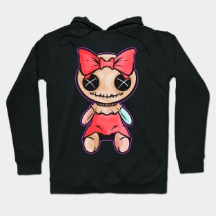 Scary Voodoo Puppet loop in Hair Halloween Hoodie